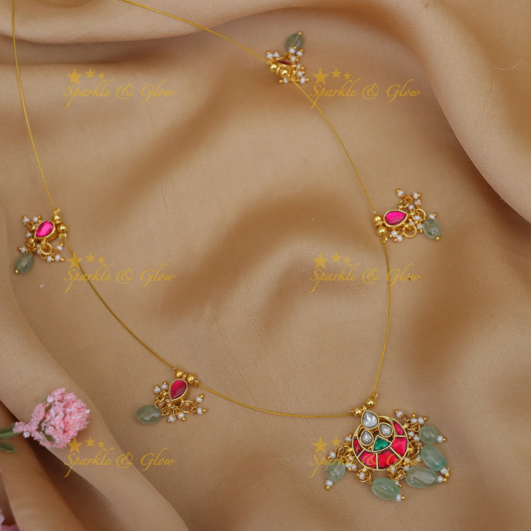 Elegant Jadau Necklace for Bridal Radiance