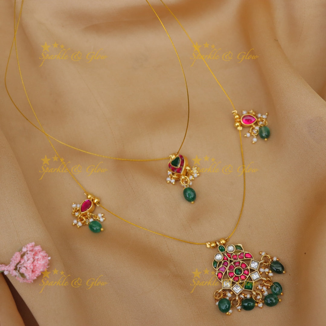 Elegant Kundan Peacock Necklace - Elevate Your Style