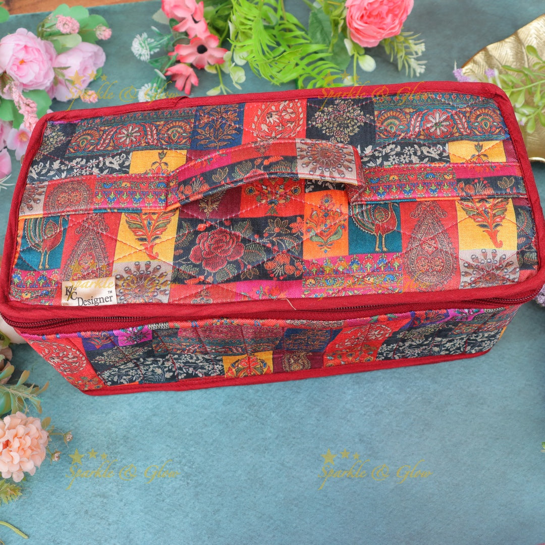 Rangoli Jewellery Organizer Box | Premium Indian Design
