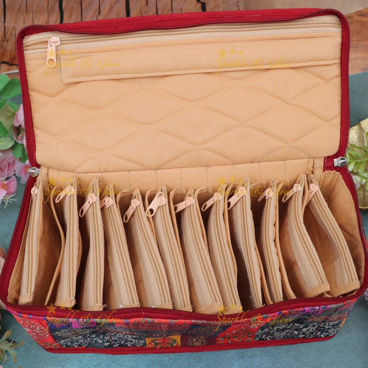 Rangoli Jewellery Organizer Box | Premium Indian Design