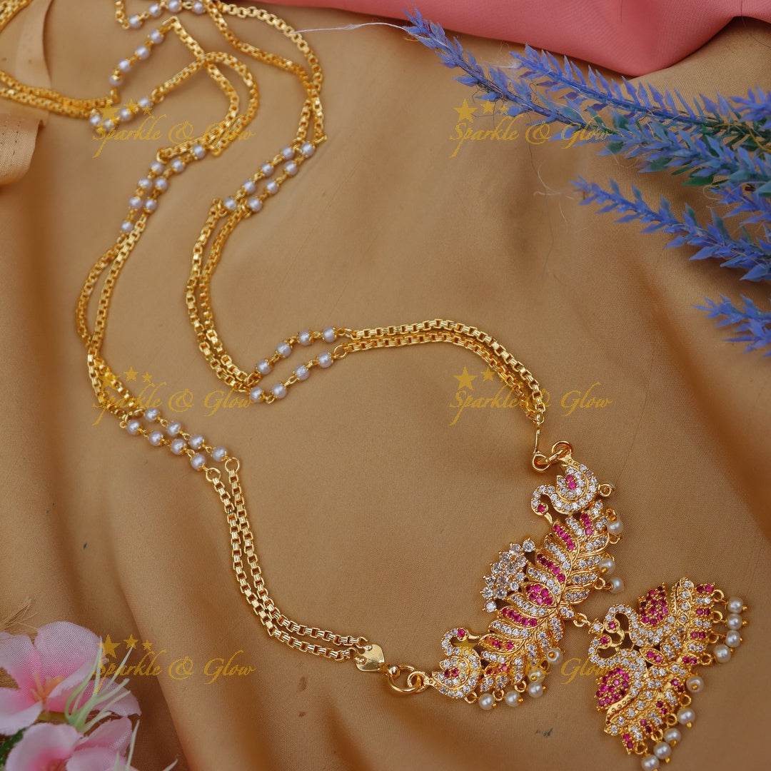 Exquisite Peacock Lotus Necklace – Celebrate in Style