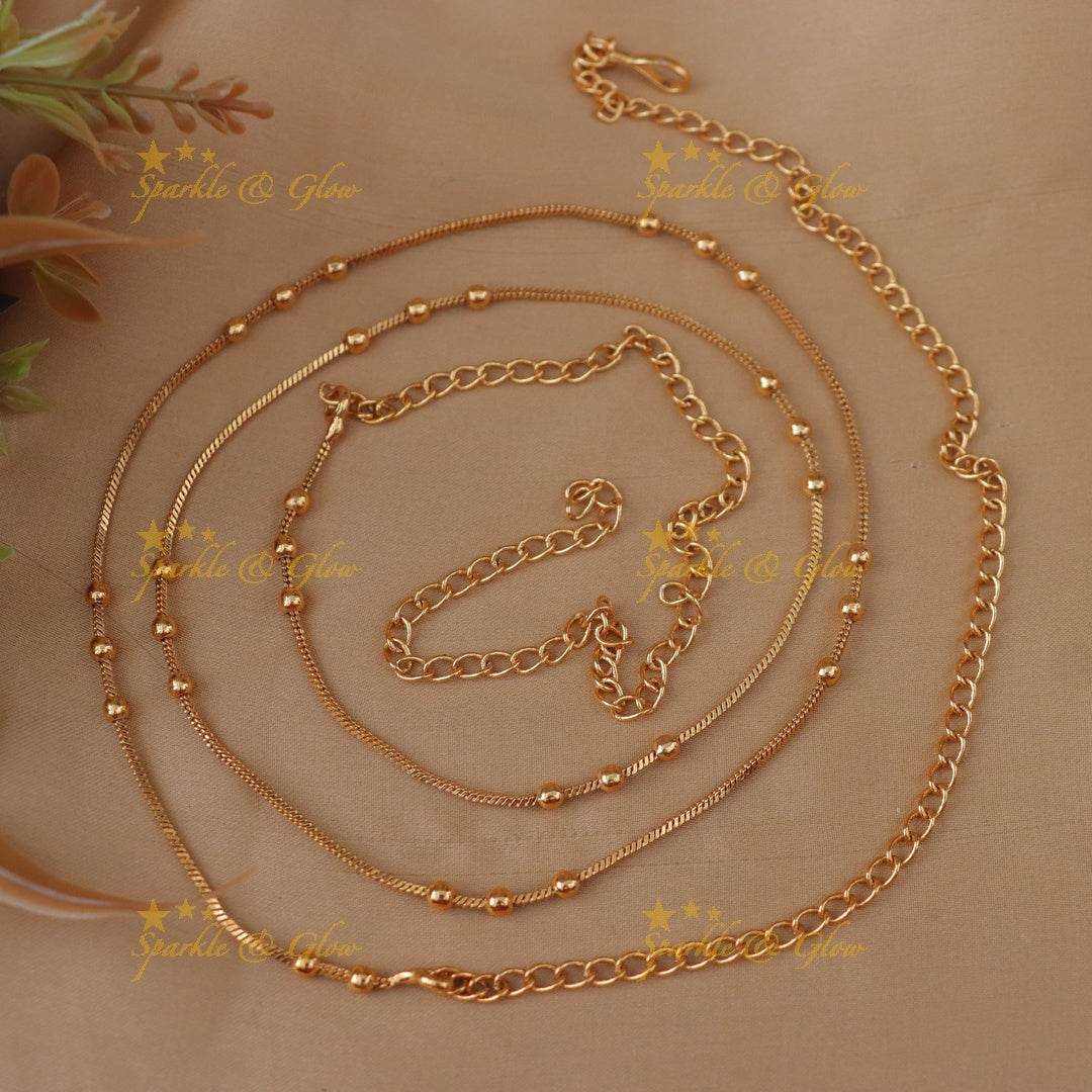 Beautiful Gold Imitation Hipchain for Festivities