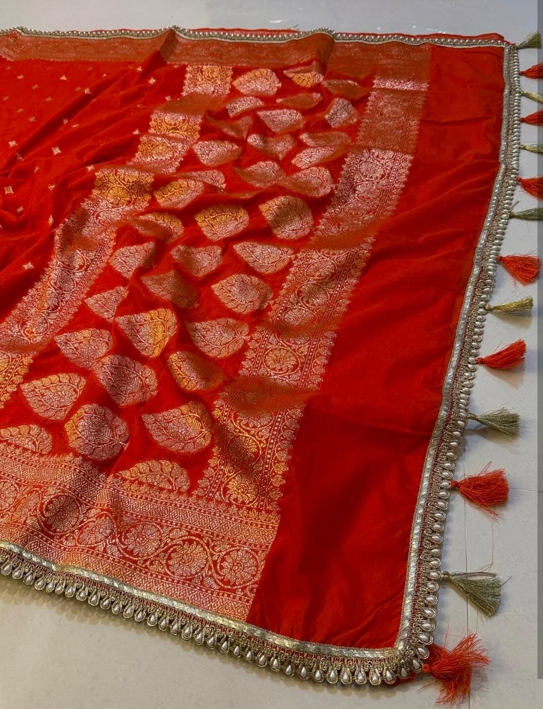 Elegant Georgette Silk Saree for Special Festive Occasions