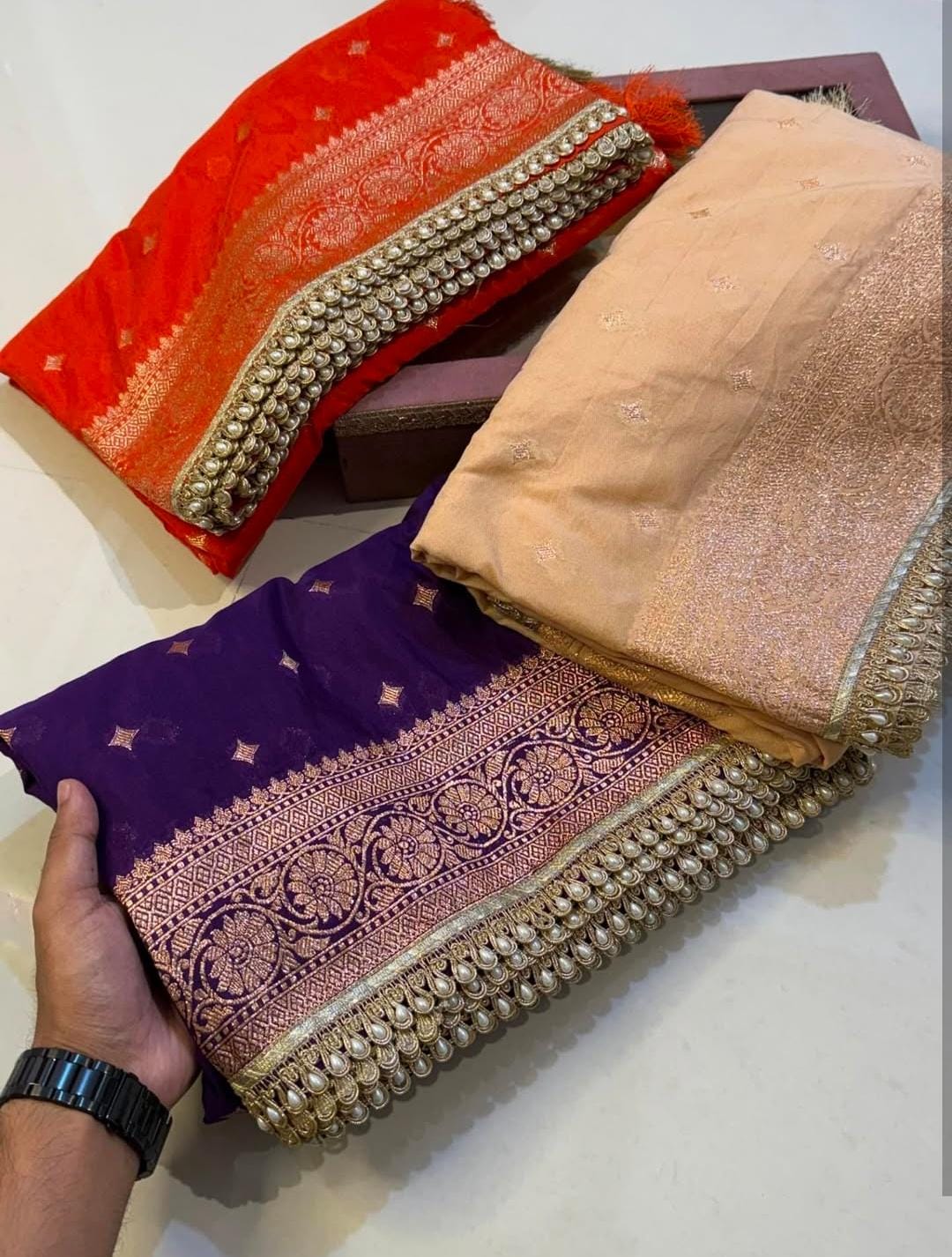 Elegant Georgette Silk Saree for Special Festive Occasions