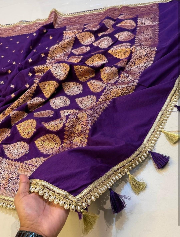 Elegant Georgette Silk Saree for Special Festive Occasions