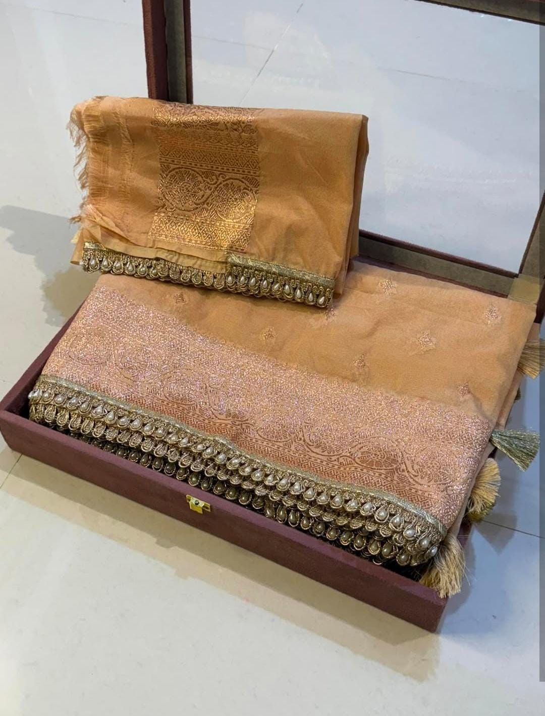 Elegant Georgette Silk Saree for Special Festive Occasions