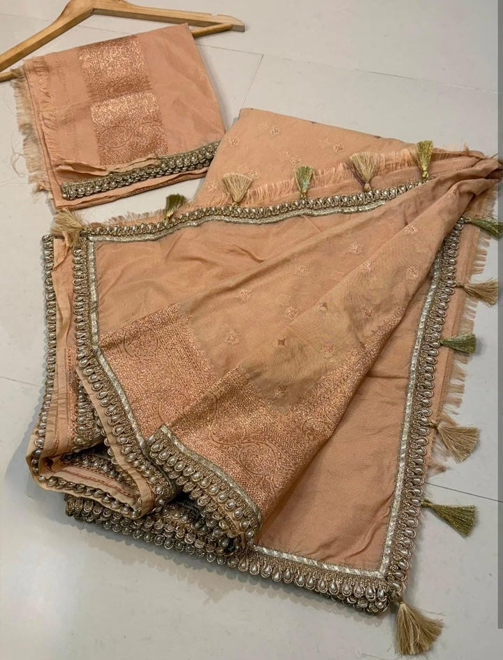 Elegant Georgette Silk Saree for Special Festive Occasions