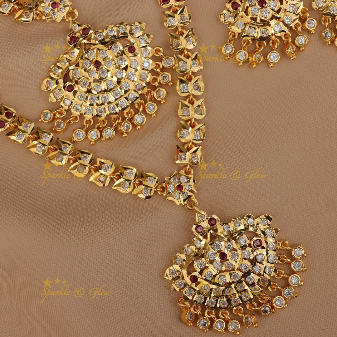 Exquisite Gold-Plated Indian Bridal Jewelry Set