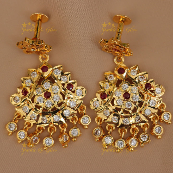 Exquisite Gold-Plated Indian Bridal Jewelry Set