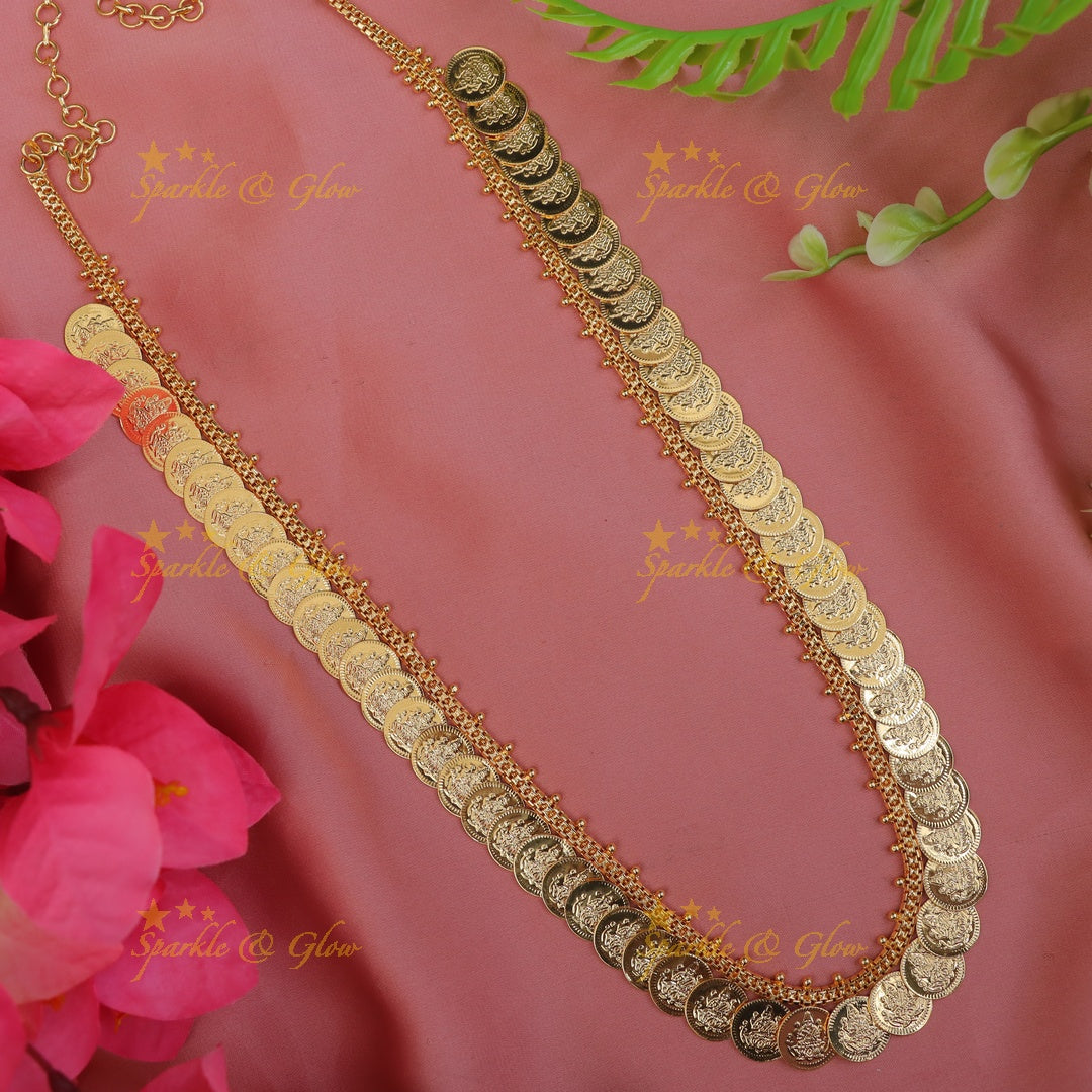 Elegant Lakshmi Coin Necklace for Festivals