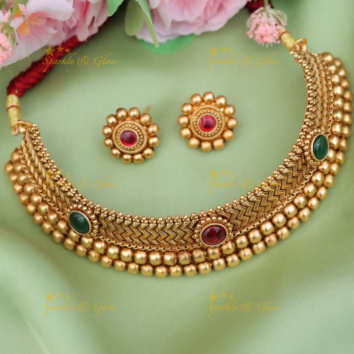 Exquisite Kemp Floral Necklace Set for Elegant Occasions