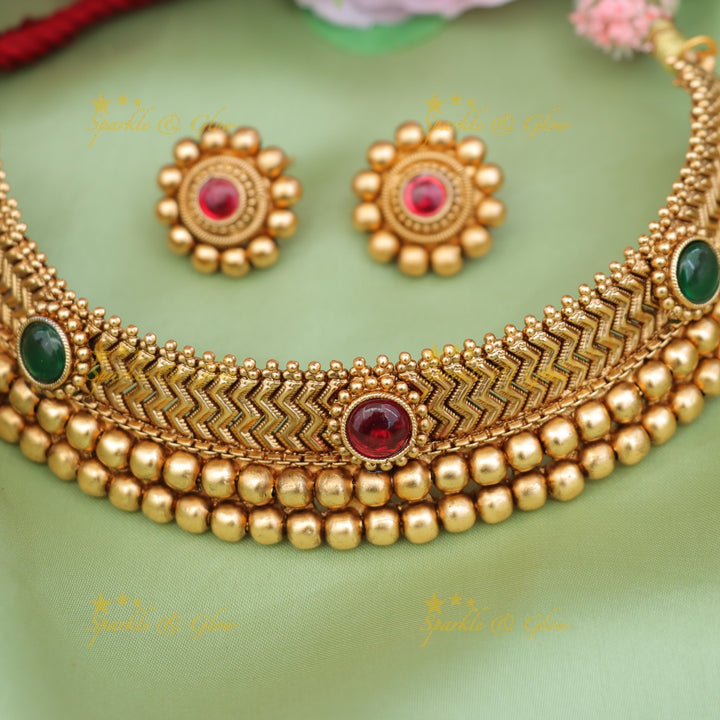 Exquisite Kemp Floral Necklace Set for Elegant Occasions