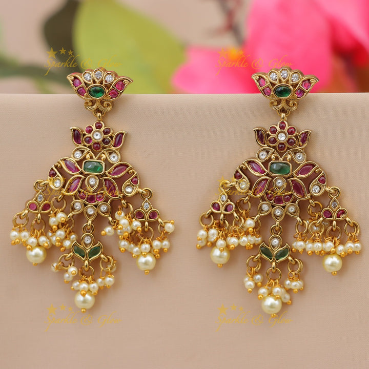 Exquisite Floral Pearl Earrings - Must-Have for Celebrations