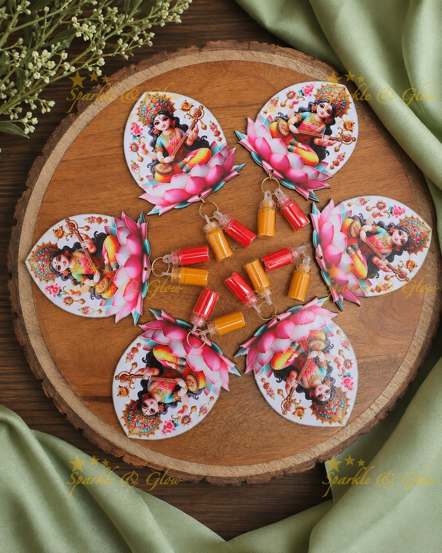 Vibrant Saraswathi Kumkum Pack for Festivals