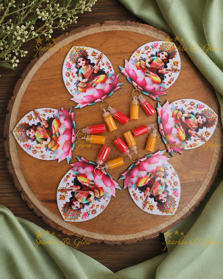 Vibrant Saraswathi Kumkum Pack for Festivals