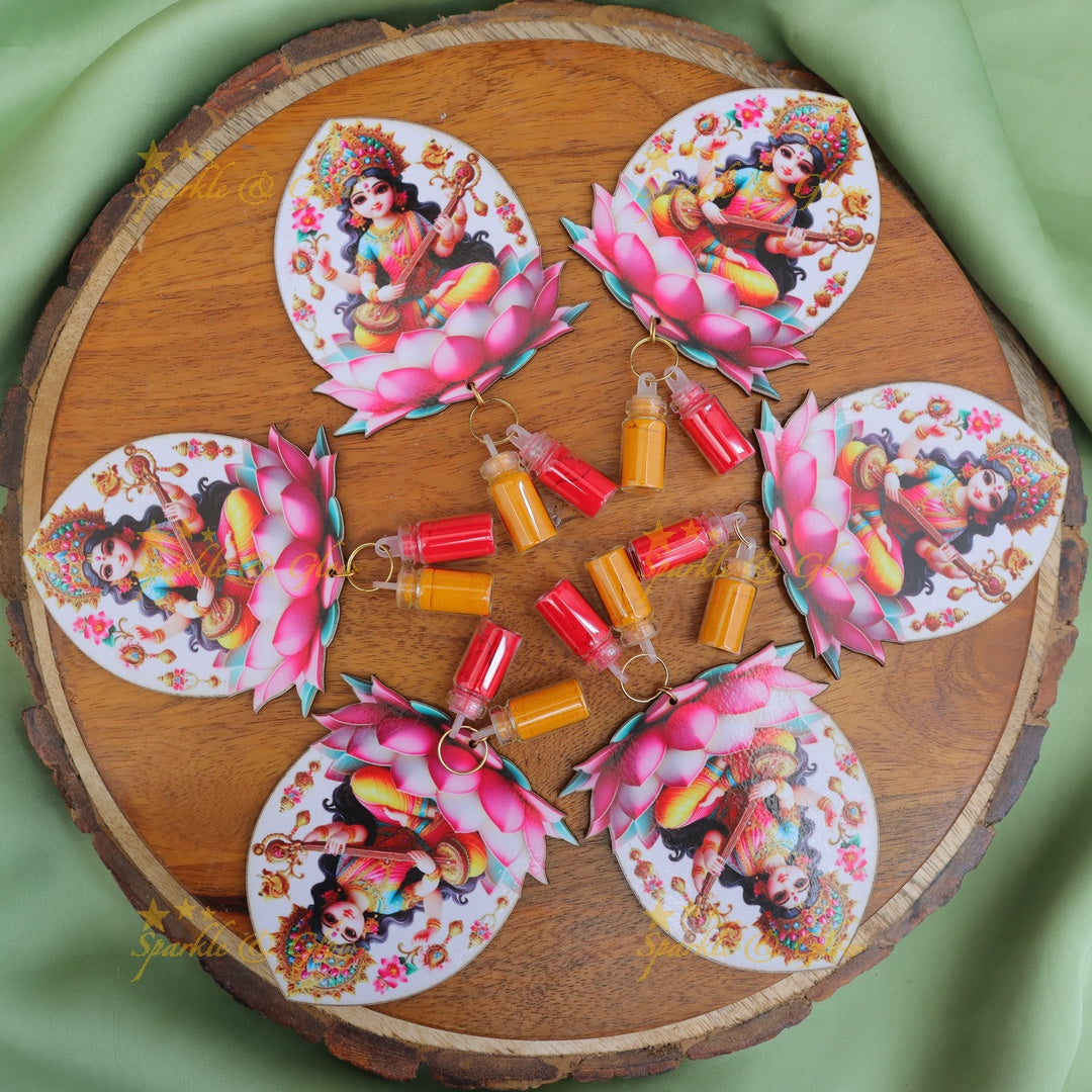 Vibrant Saraswathi Kumkum Pack for Festivals