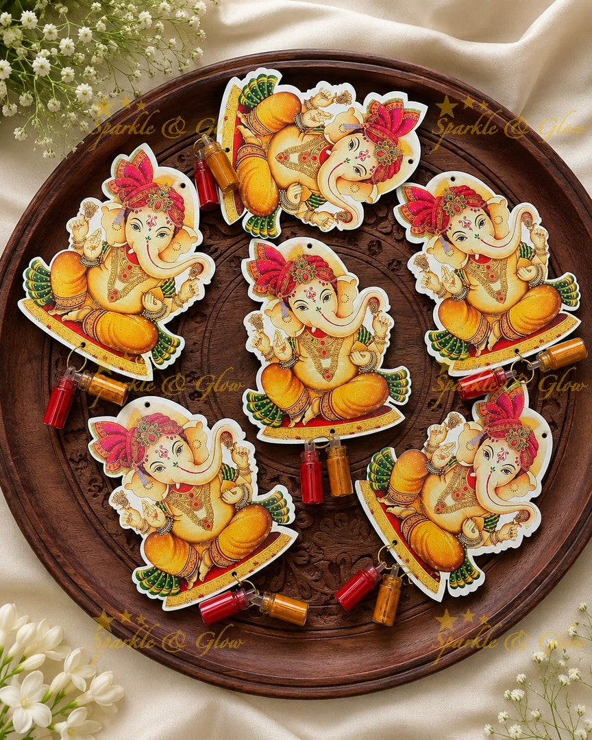 Exquisite Traditional Ganesha Kumkum Box for Festivities