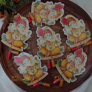 Exquisite Traditional Ganesha Kumkum Box for Festivities