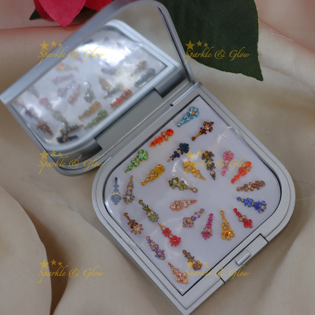Vibrant Bridal Bindi Box: Elevate Your Festive Look