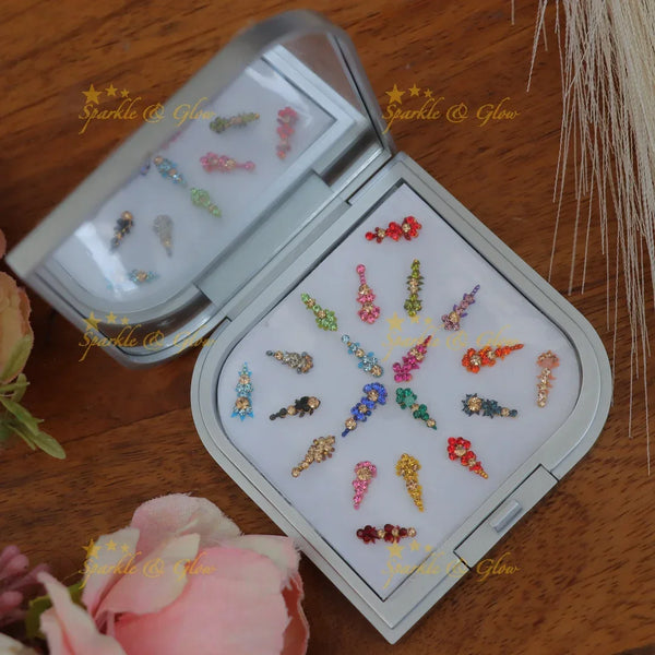 Bindi Set Exquisite Bridal Bindi Set for Wedding Celebrations – Sparkle and Glow