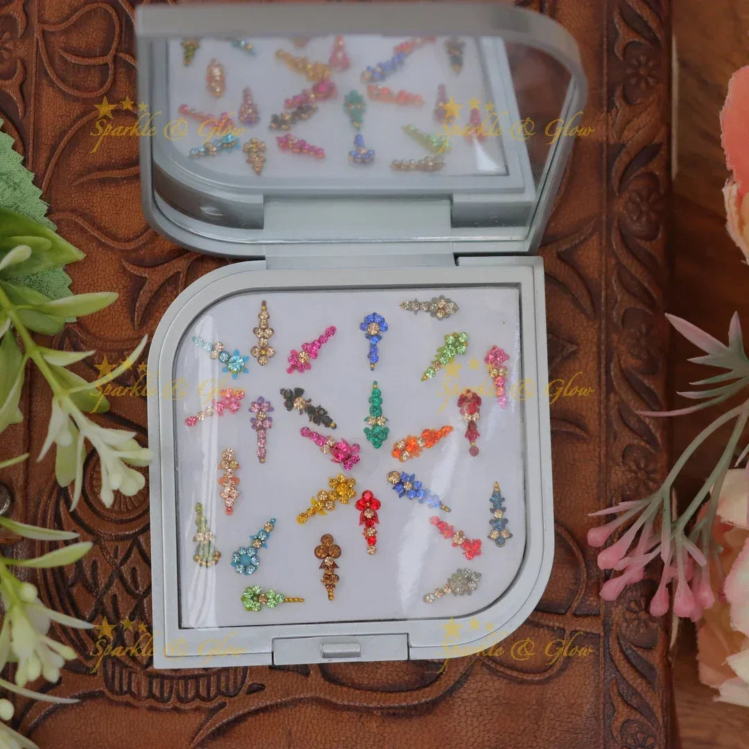 Bindi Set Exquisite Multi-Design Bindi Set for Festive Glamour – Sparkle and Glow