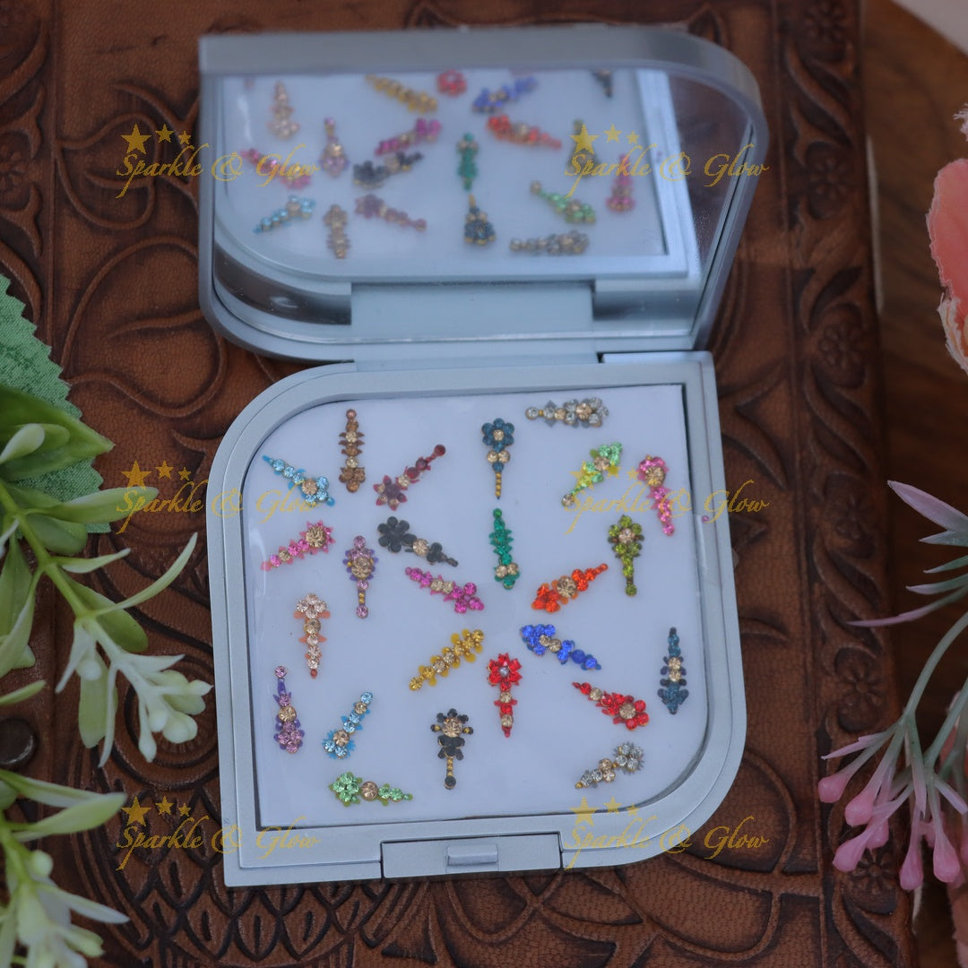 Bindi Set Sparkle & Shine: Elegant Bridal Bindi Collection – Sparkle and Glow