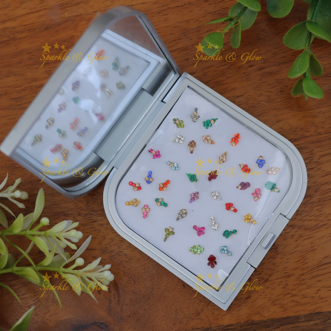 Elevate Your Festive Look with Our Stone Bindi Set