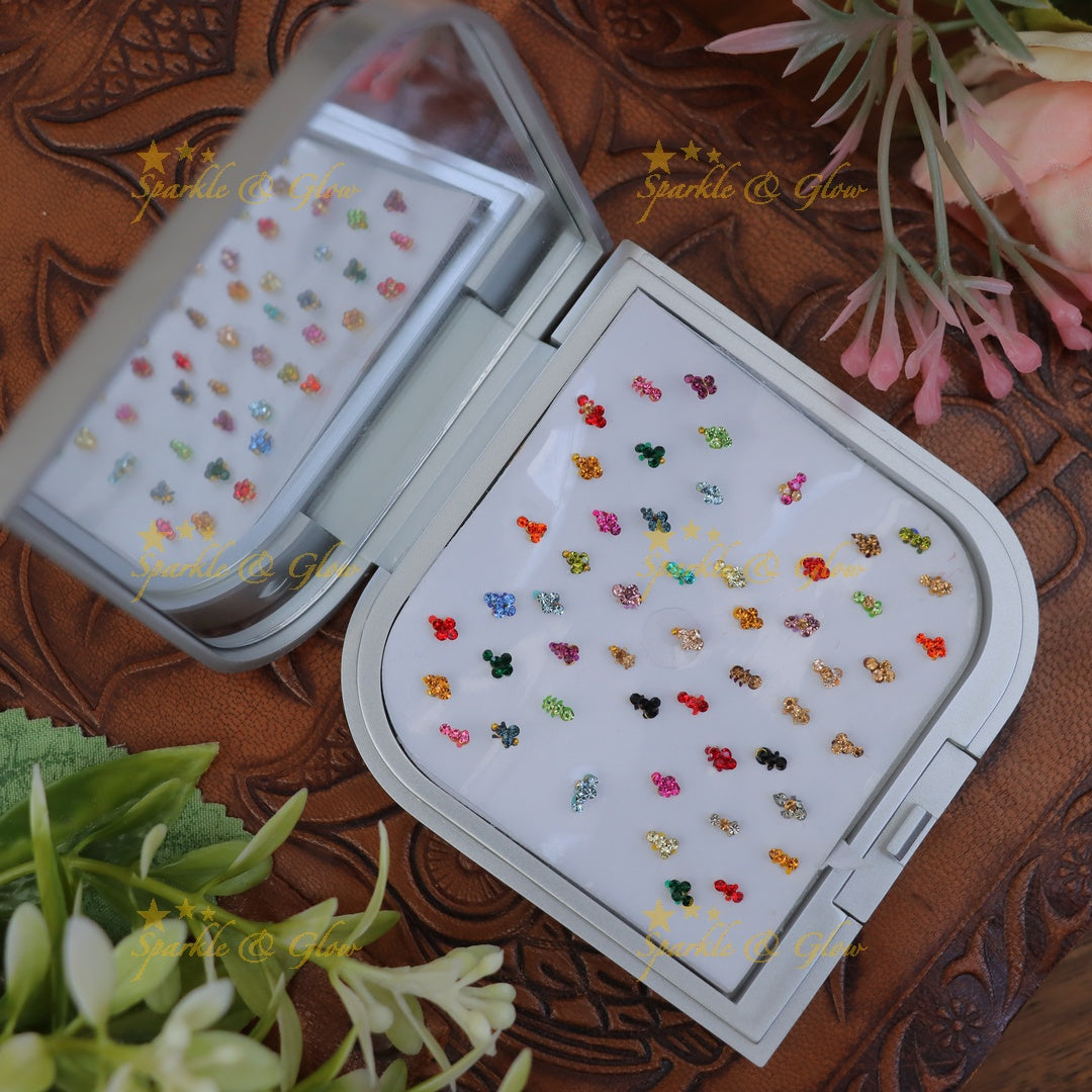 Vibrant Multicolor Bindi Set for Festive Occasions