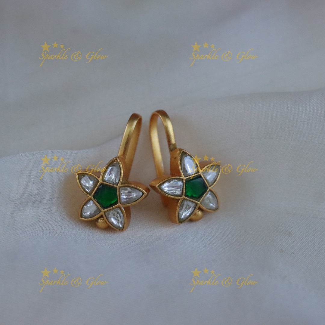 Jadau Kundan Bugadi Earrings - Festive Jewelry Essential
