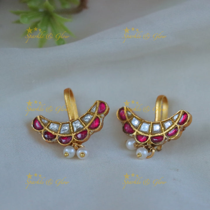 Stunning Jadau Kundan Earrings for Weddings