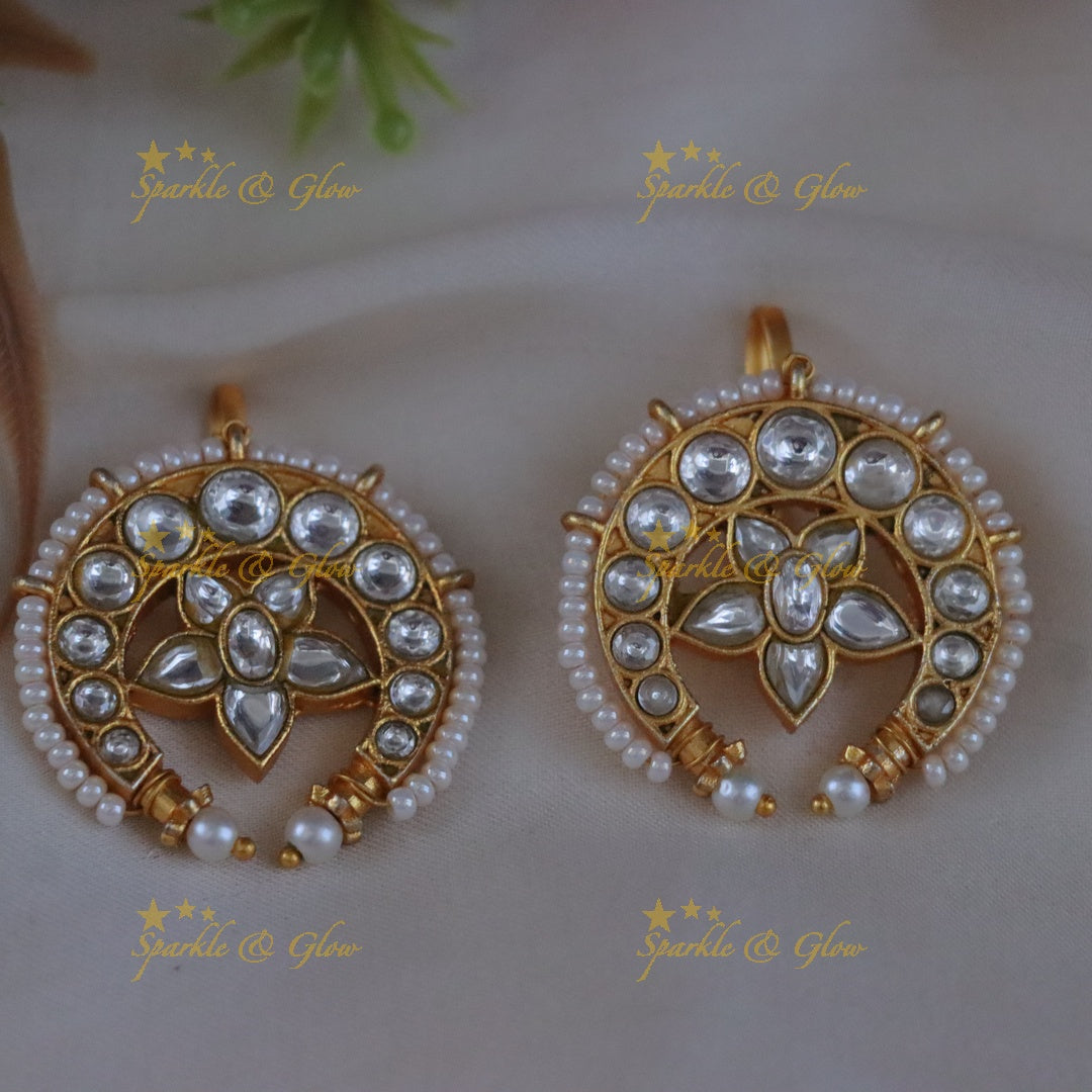 Exquisite Jadau Kundan Bugadi Earrings for Special Occasions