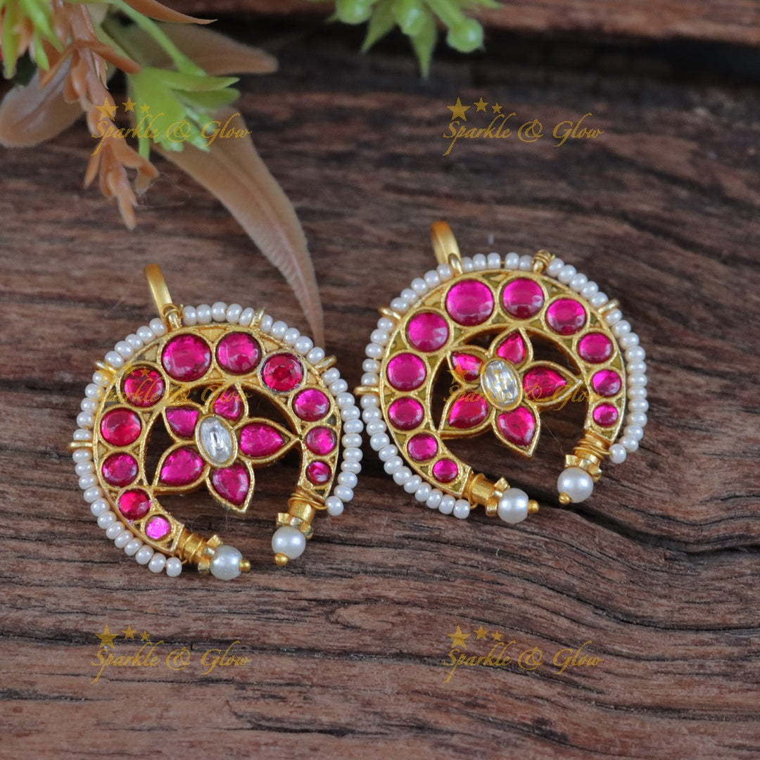 Exquisite Jadau Kundan Bugadi Earrings for Special Occasions