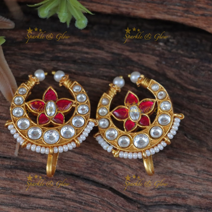 Exquisite Jadau Kundan Bugadi Earrings for Special Occasions