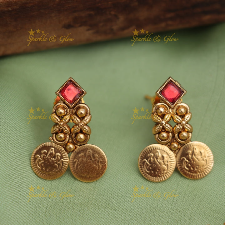 Festive Gold Coin Kemp Necklace | Sparkle & Glow