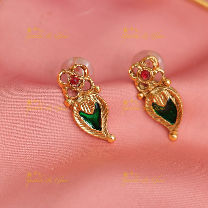 Kerala Ganesha Mango Pendant Necklace | Exquisite Design
