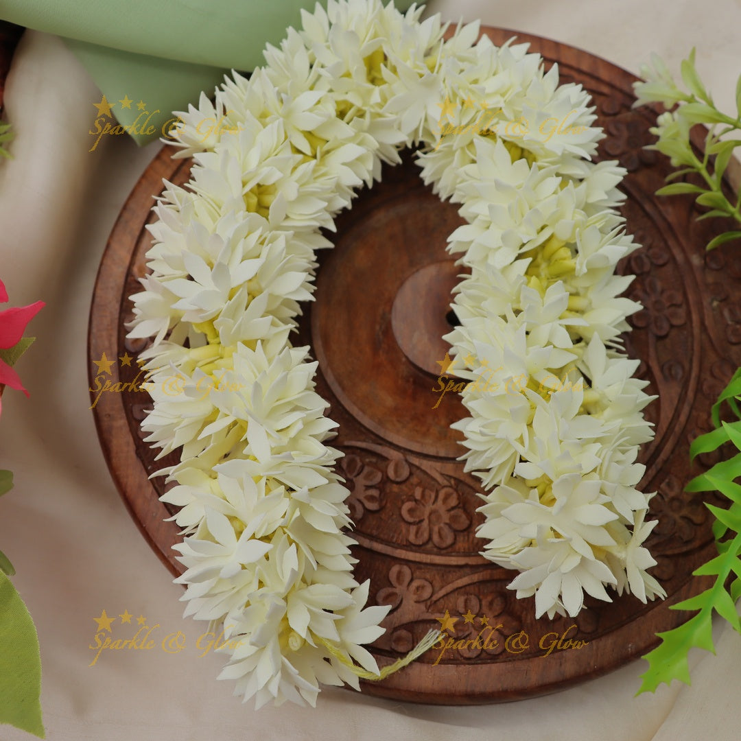 Exquisite Jasmine Gajra Hair Ornament for Special Events