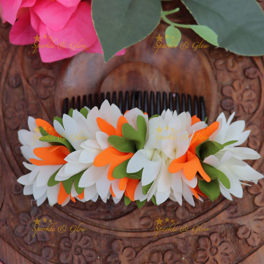 Elegant Floral Hairpin for Weddings & Festive Glam