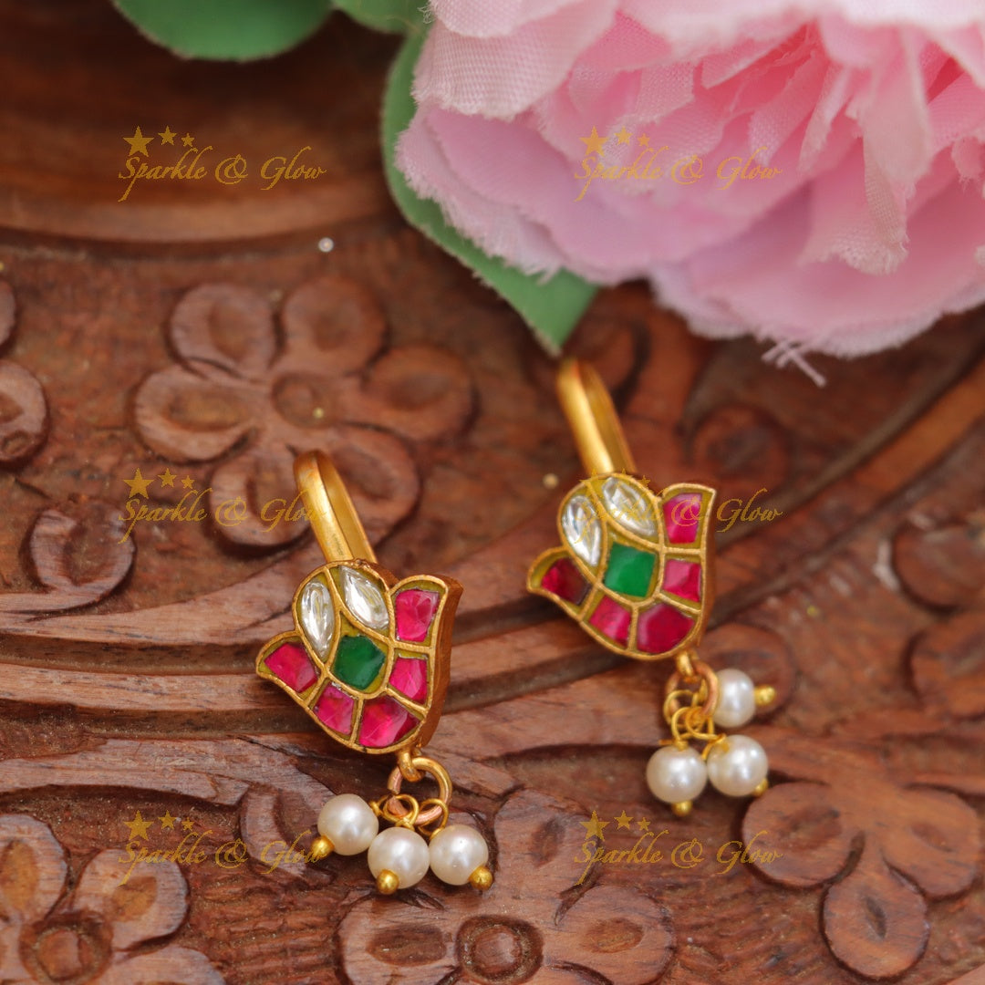 Exquisite Kundan Earrings - Perfect for Festive Glamour
