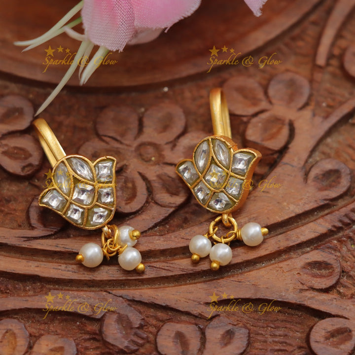 Exquisite Kundan Earrings - Perfect for Festive Glamour