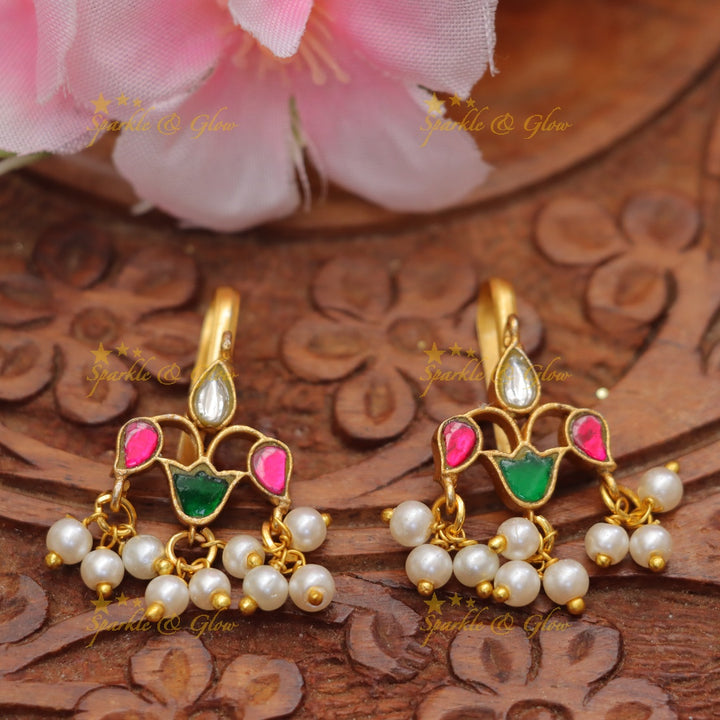 Exquisite Jadau Bugadi Earrings for Festive Glam