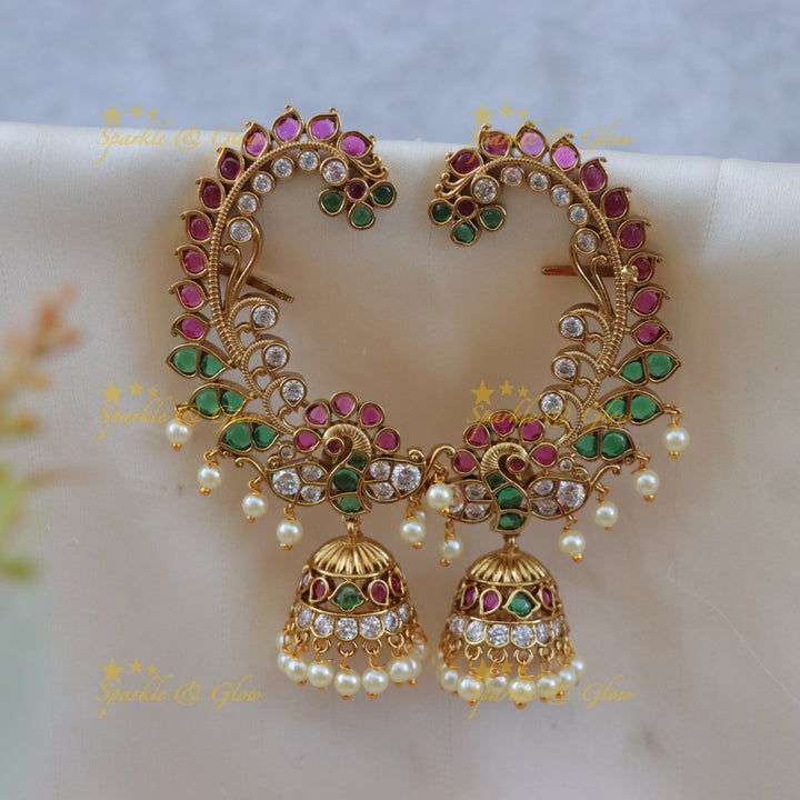 Captivating Kemp Peacock Earrings for Weddings & More