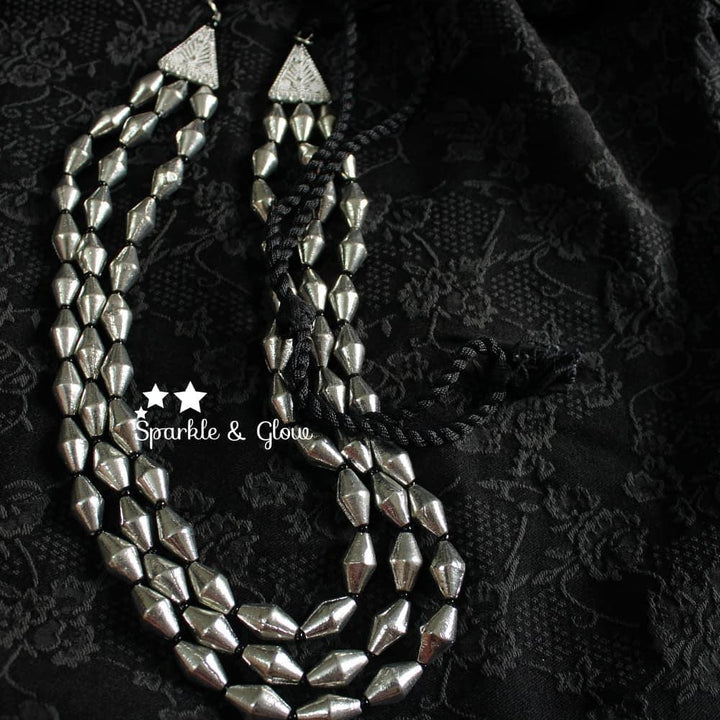 Three layer dholki haram - Dual Tone - Sparkle and Glow