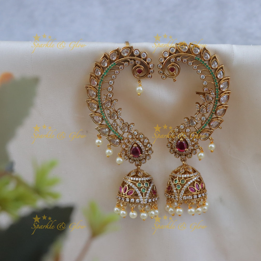Elegant Mango Kemp Earrings - Imitation Jewellery