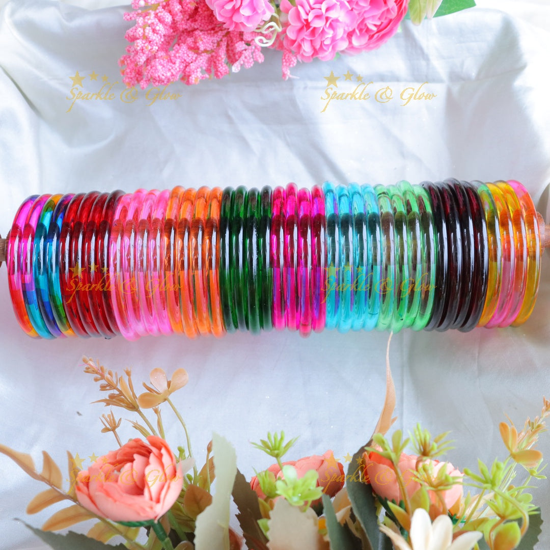Vibrant Glass Bangles for Festive Celebrations