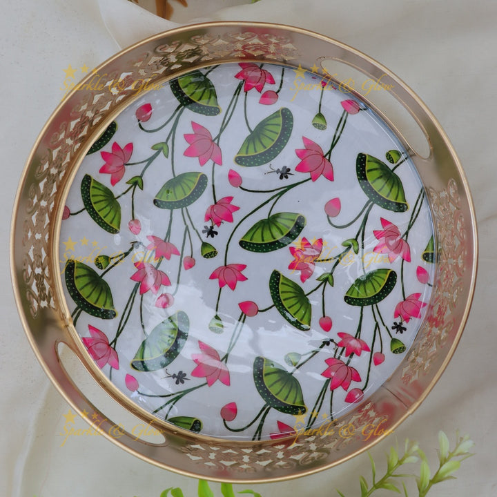Elegant Kalamkari Gift Tray for Festive Returns