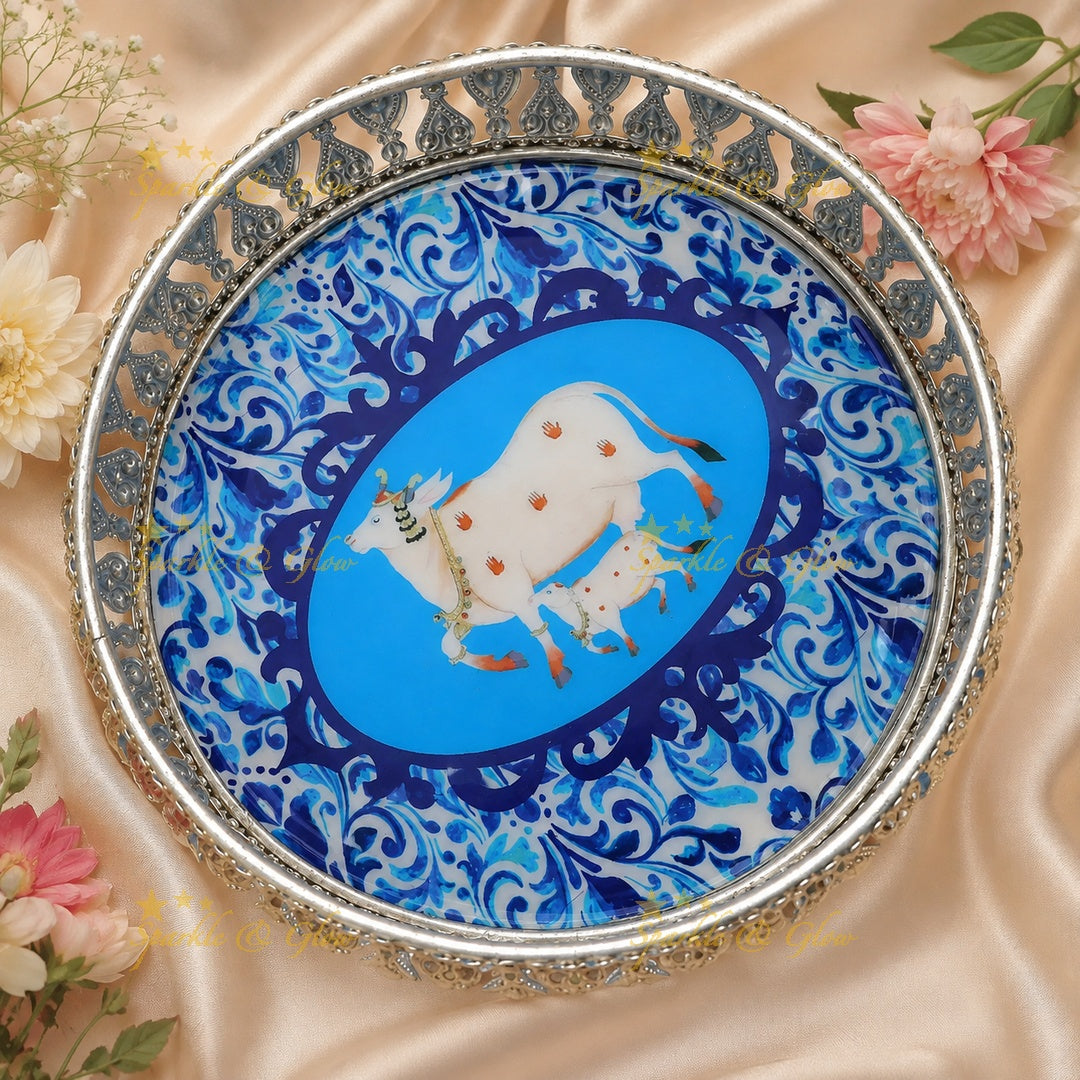 Exquisite Kalamkari Decorative Basket - Ideal Gift Choice