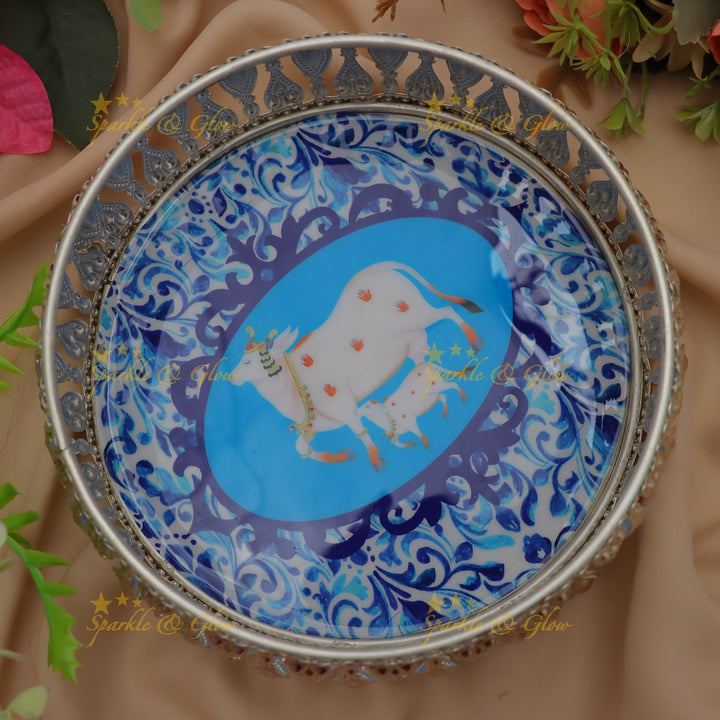 Exquisite Kalamkari Decorative Basket - Ideal Gift Choice