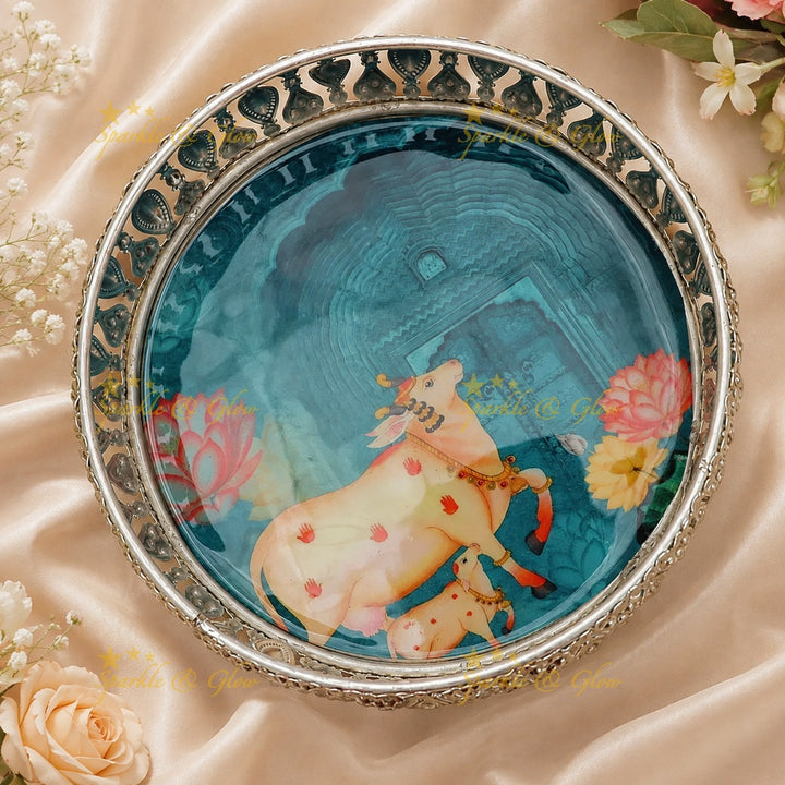 Exquisite Kalamkari Decorative Basket - Ideal Gift Choice