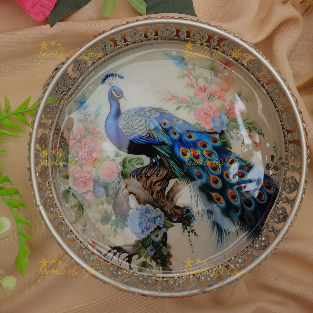 Exquisite Kalamkari Decorative Basket - Ideal Gift Choice