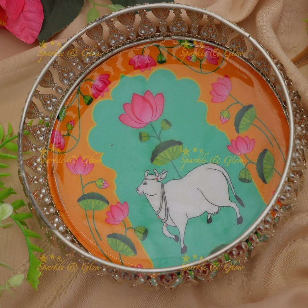 Exquisite Kalamkari Decorative Basket - Ideal Gift Choice